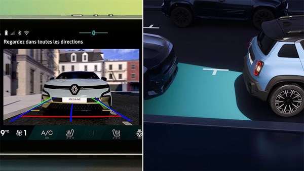 la caméra de recul - R4 E-Tech électrique - Renault