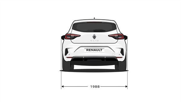 dimensions - modularité - Renault Clio E-Tech full hybrid