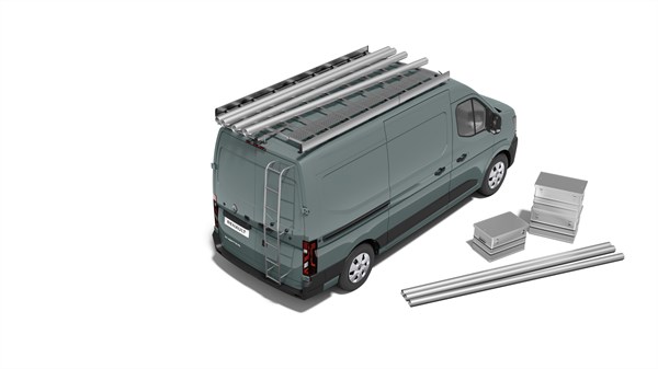 galerie de toit, chemin de passage et echelle - Renault Master