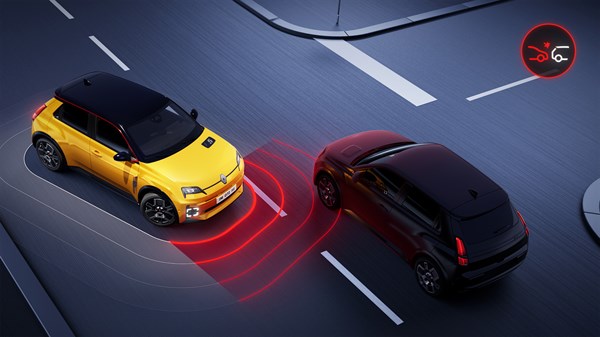 freinage automatique d'urgence aux intersections - Renault 5 E-Tech electric