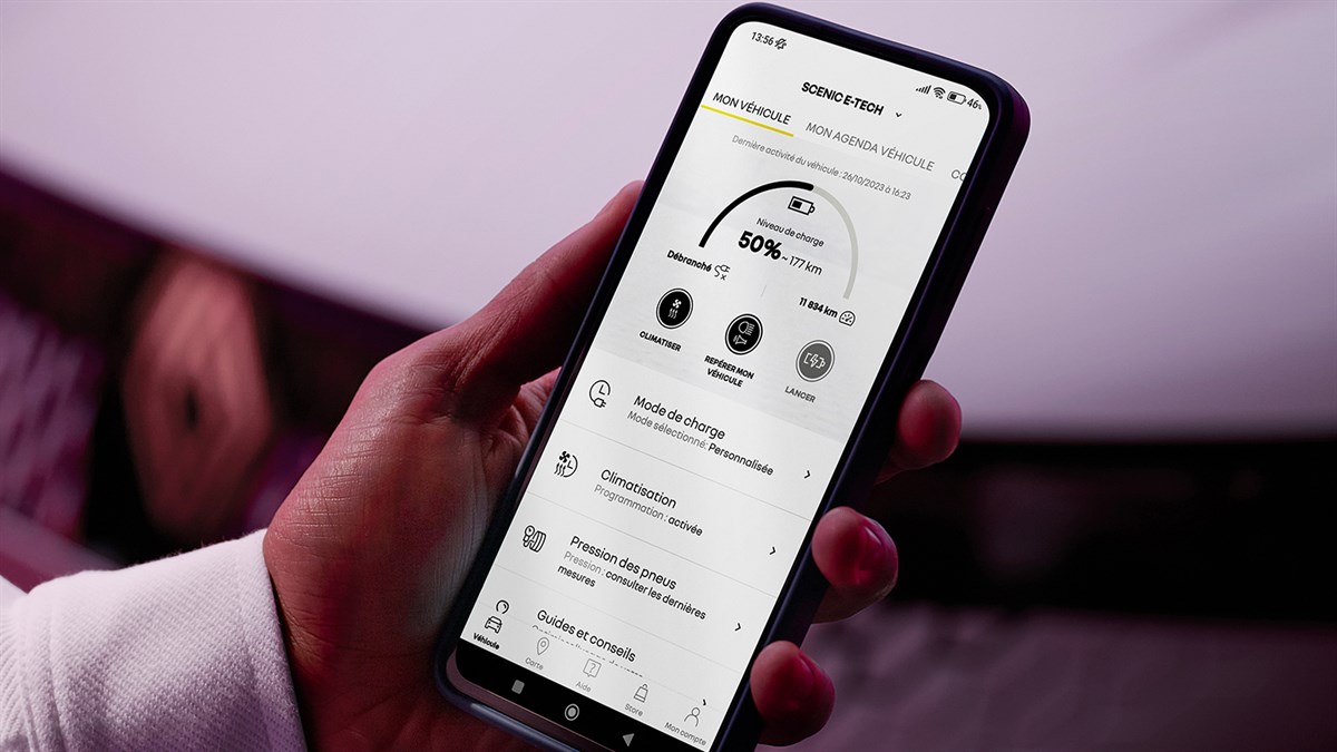 MAJ des services - Renault Scenic E-Tech electric