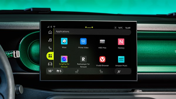 applications embarquées - Renault Twingo E-Tech électrique