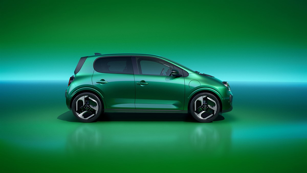 vert absolu - Renault Twingo E-Tech électrique
