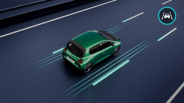 assistant au maintien dans la voie - Renault Twingo E-Tech électrique