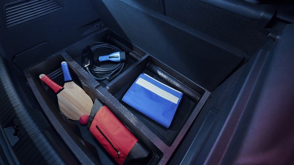 double plancher pour rangement de câbles - Renault Megane E-Tech électrique