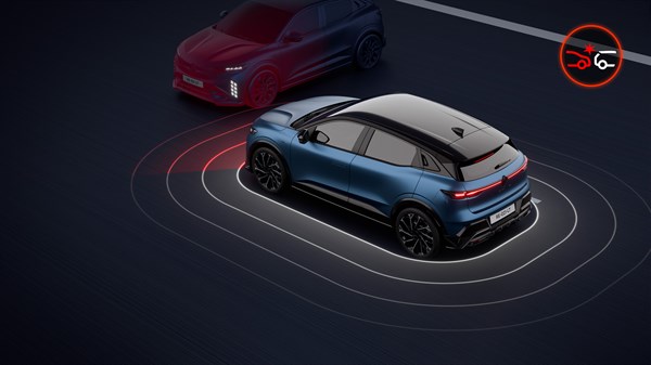 Renault Megane E-Tech électrique - freinage actif d'urgence