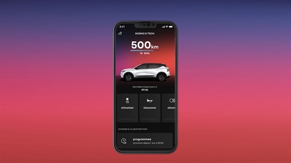 services recharge avec My Renault  - Renault Scenic E-Tech électrique