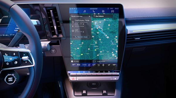 Google Maps - Renault Scenic E-Tech électrique