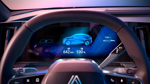 Widget autonome - Renault Scenic E-Tech électrique