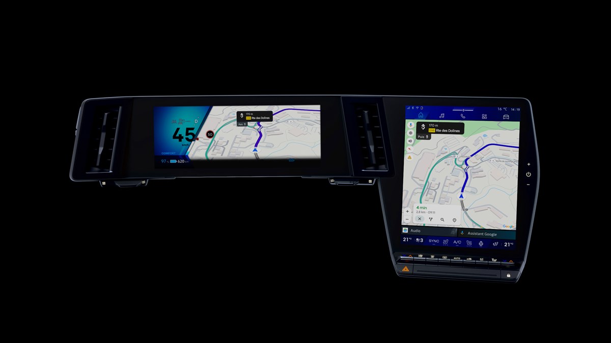 navigation en temps réels - Renault Scenic E-Tech électrique
