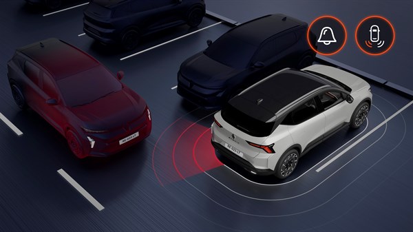 avertisseur de sortie - Renault Scenic E-Tech electric